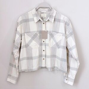 NWT Thread & Supply Corduroy Cropped Shirt